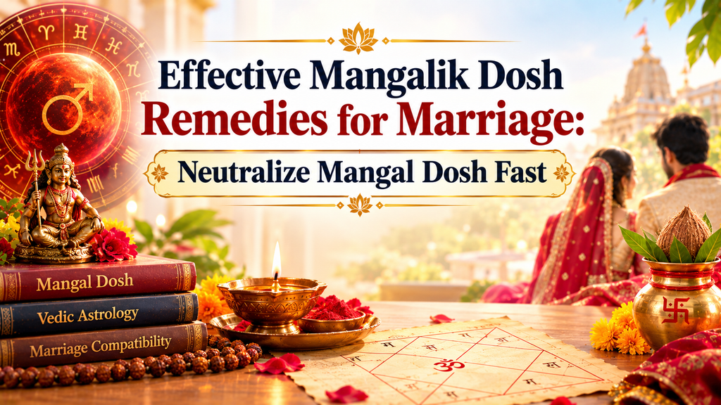 Mangalik Dosh Remedies for Marriage