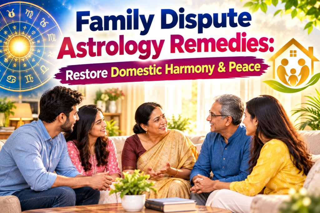 Family Dispute Astrology Remedies